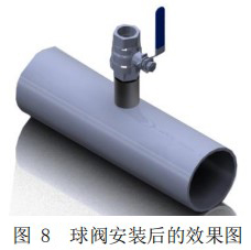 壓縮空氣熱式氣體質(zhì)量流量計(jì)球閥安裝圖